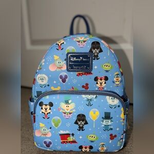 Disney Parks Loungefly Icons Characters Attractions Backpack NWT